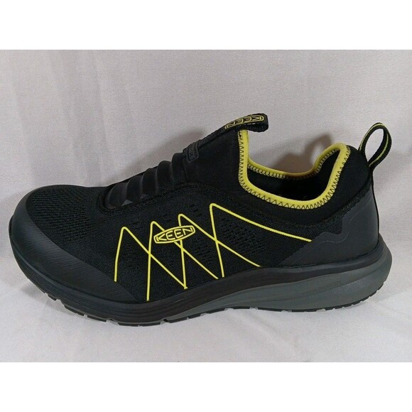 Keen Utility Vista Energy Shift Safety Carbon Toe Shoe Men’s 11D, Black Slip-On - Picture 3 of 8